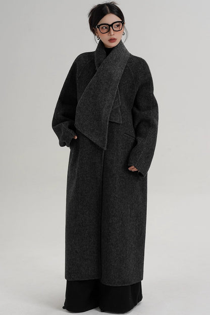 Reversible Woolen Wool Coat