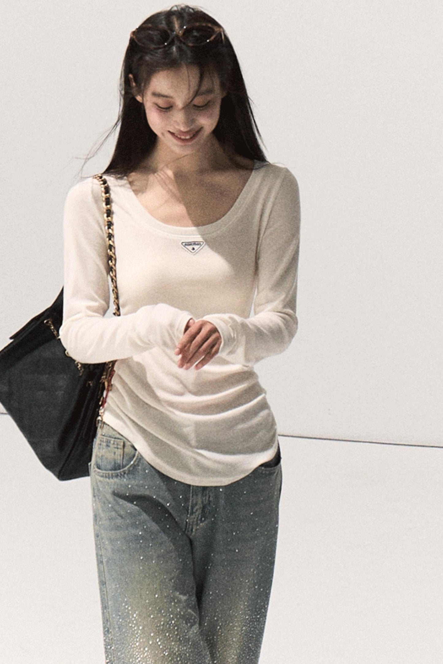 Skin Emotion Wool Knitted Top