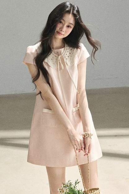 Youthful Shimmer Lace Dress