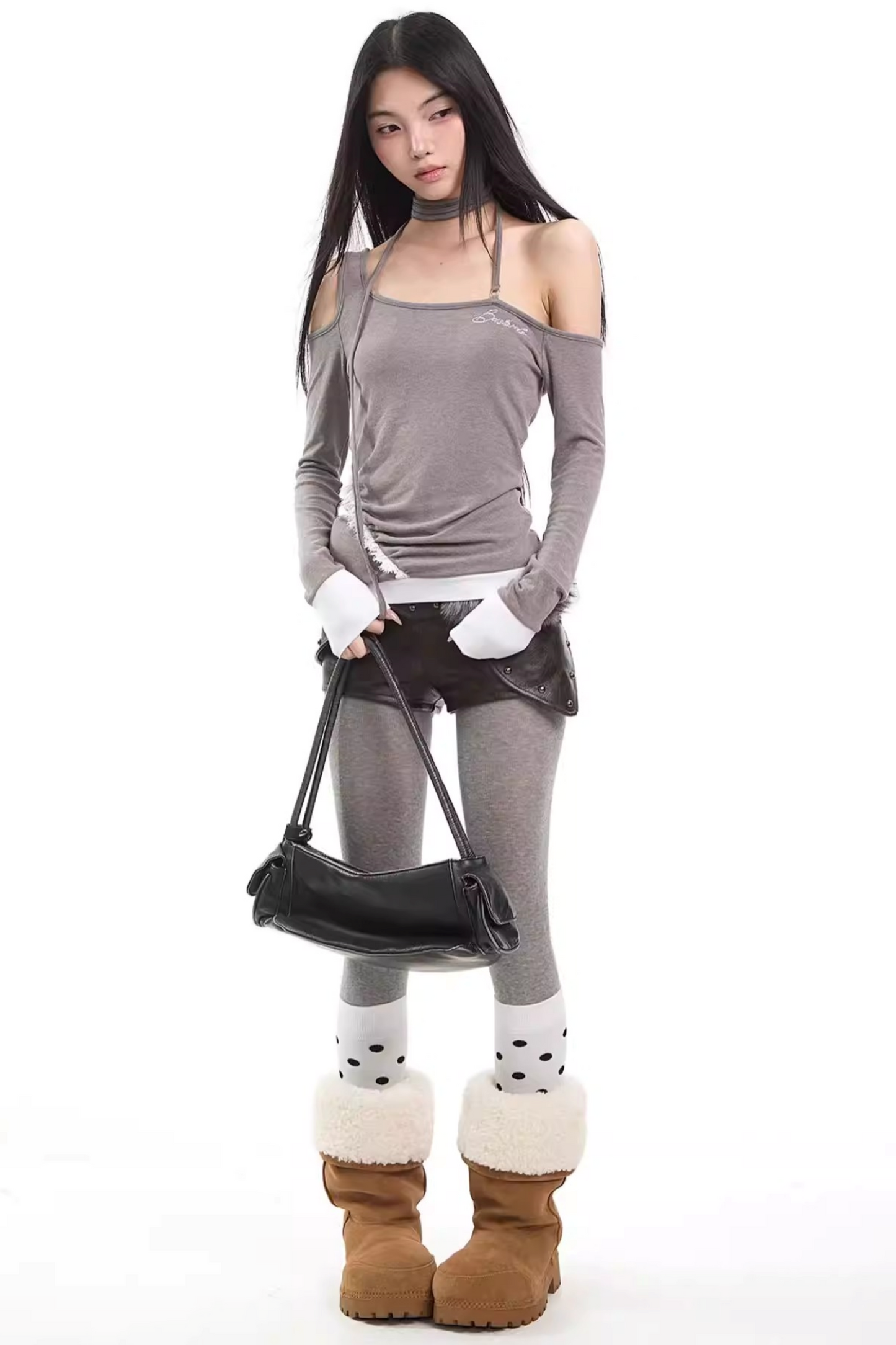 Irregular Asymmetrical Halter Top