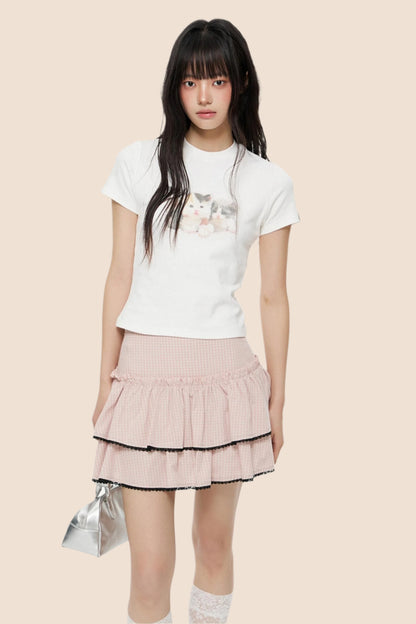 Charming Graphic Summer Tee