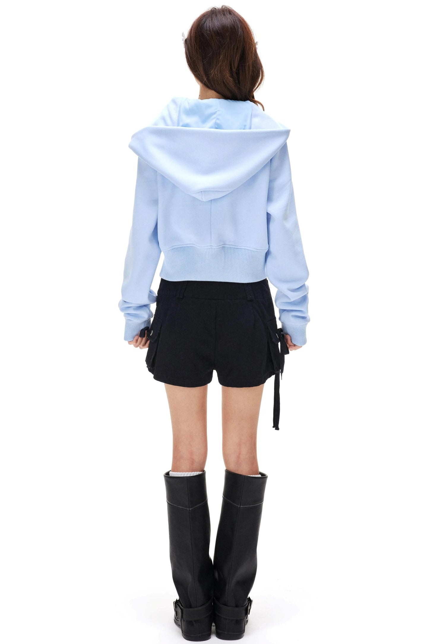 Diagonal Placket Fleece Jacket