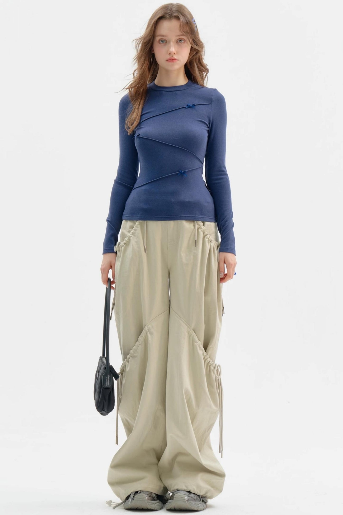 Slim Fit Retro Bow T-Shirt