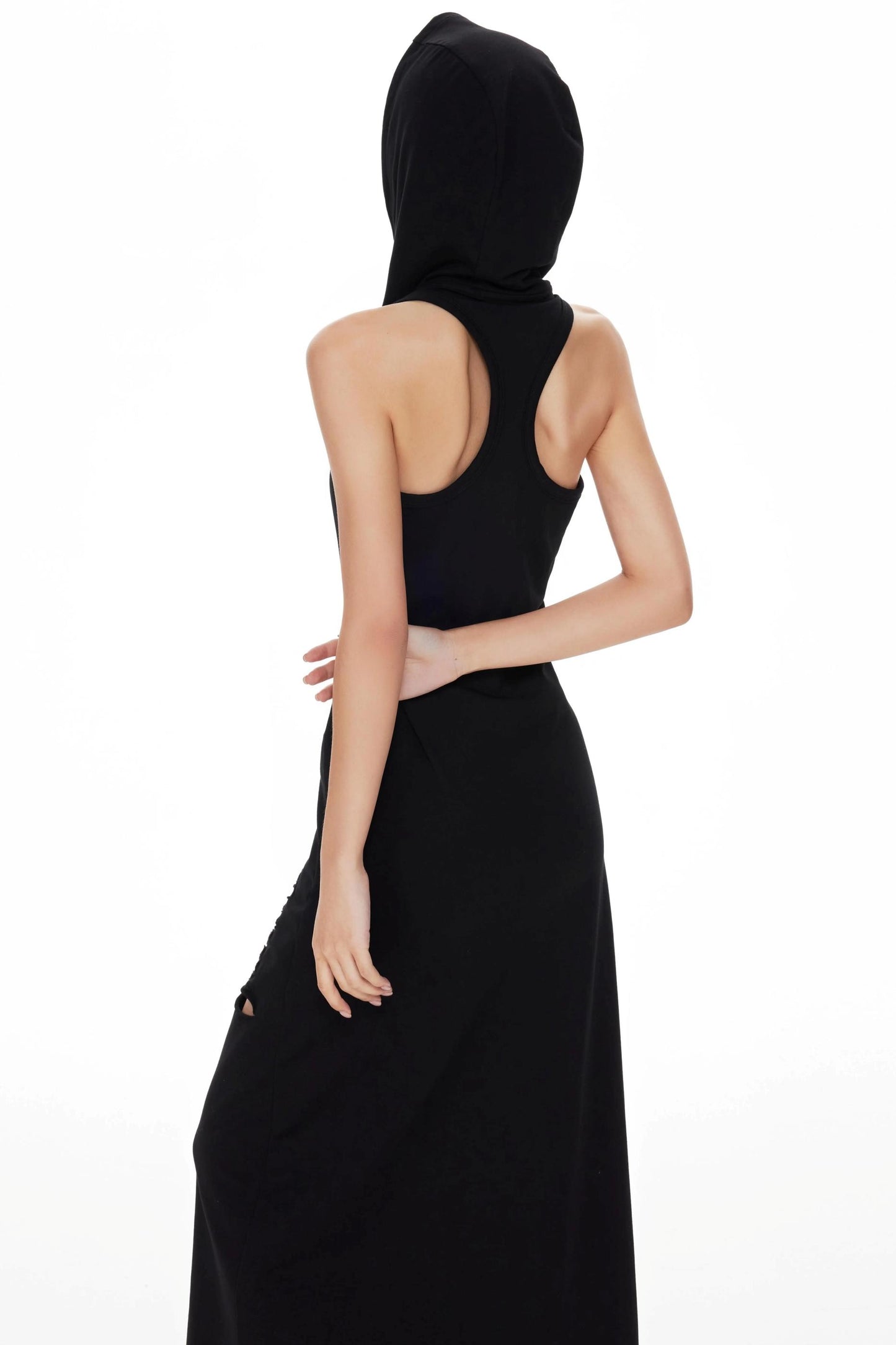 Knitted Hooded Dress