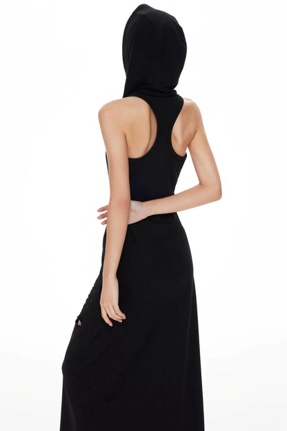 Knitted Hooded Dress