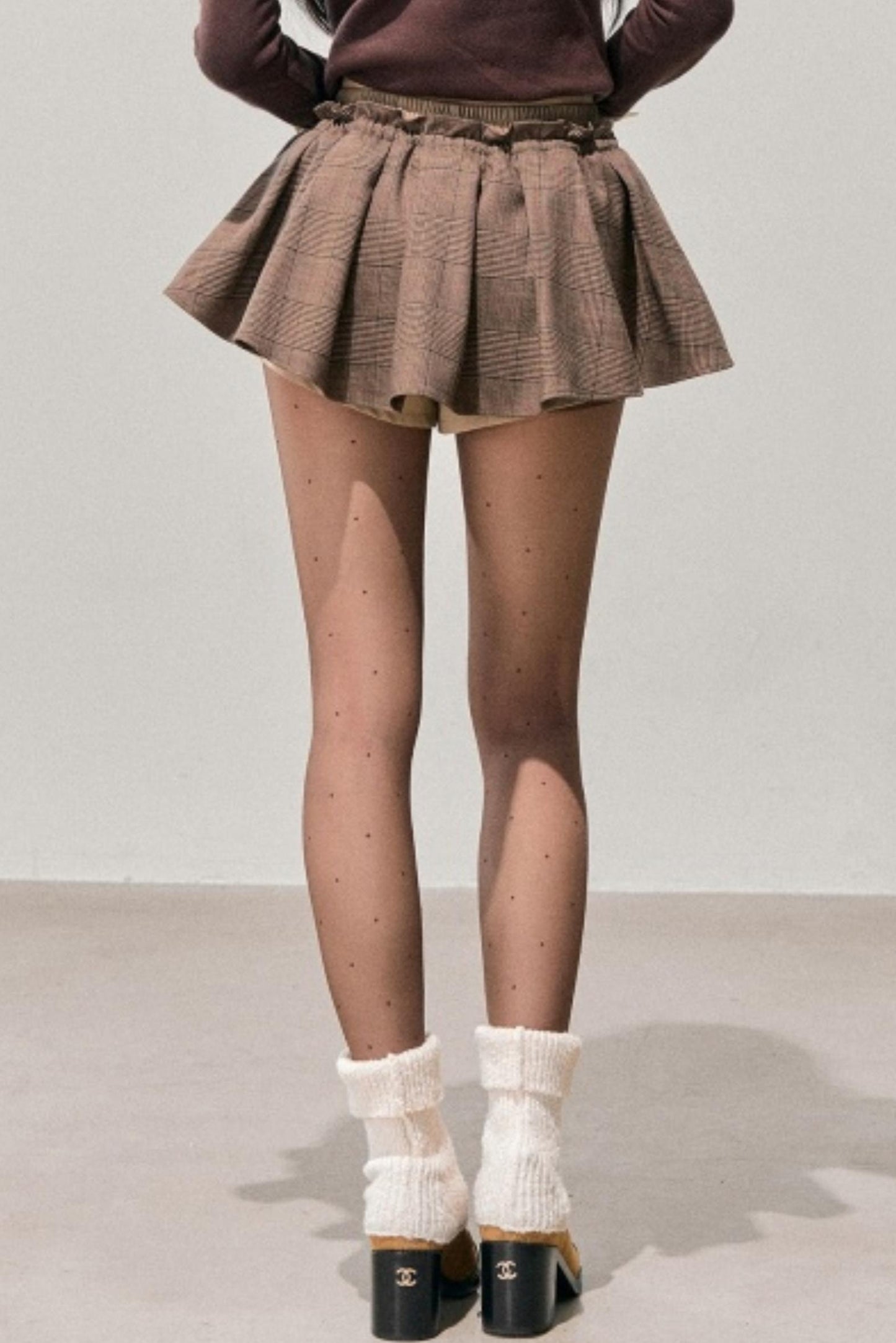 Plaid Annie Waltz Skirt