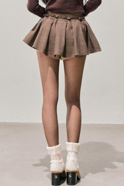 Plaid Annie Waltz Skirt