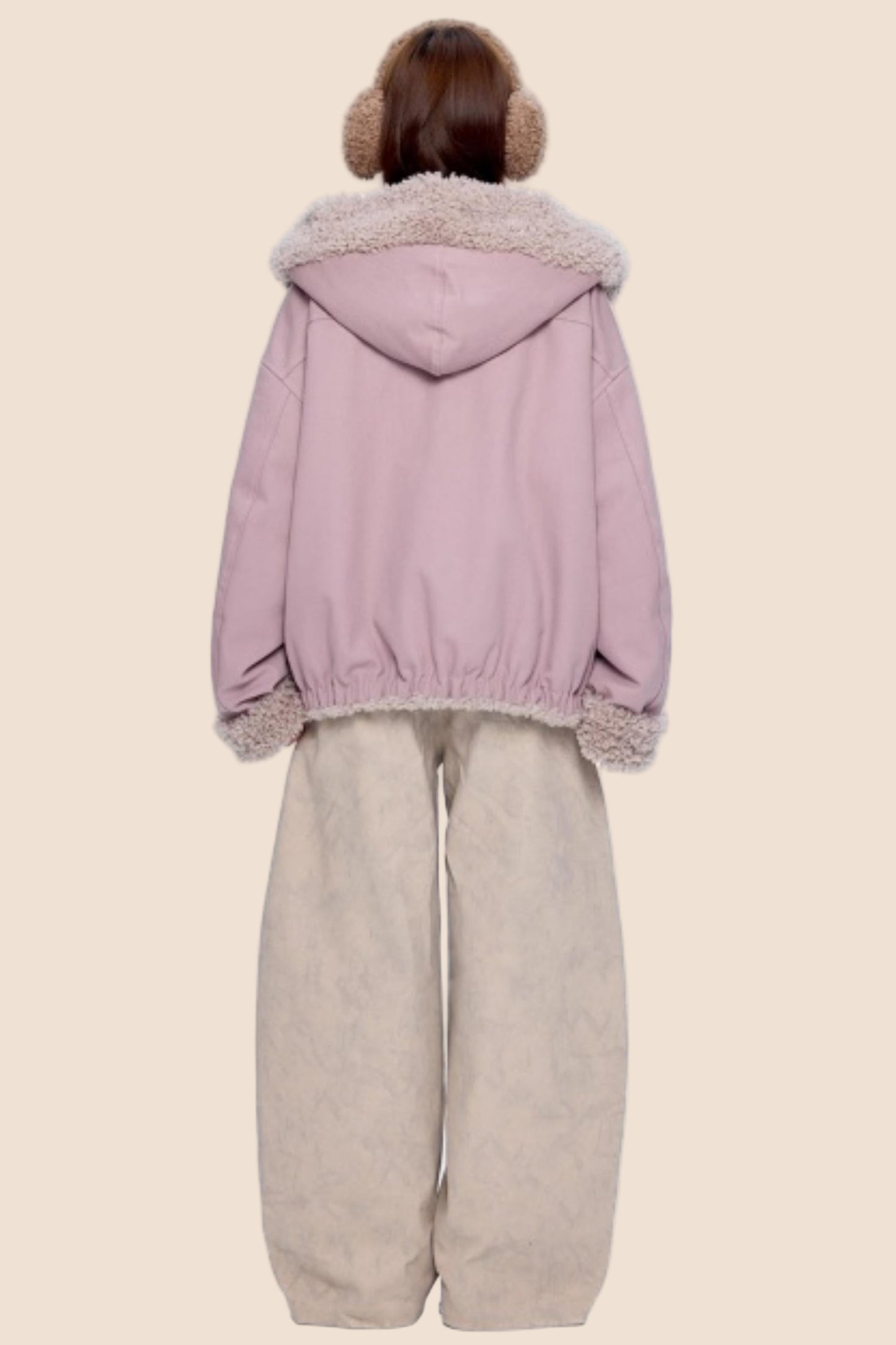 Hooded Fleece Cotton Jacket