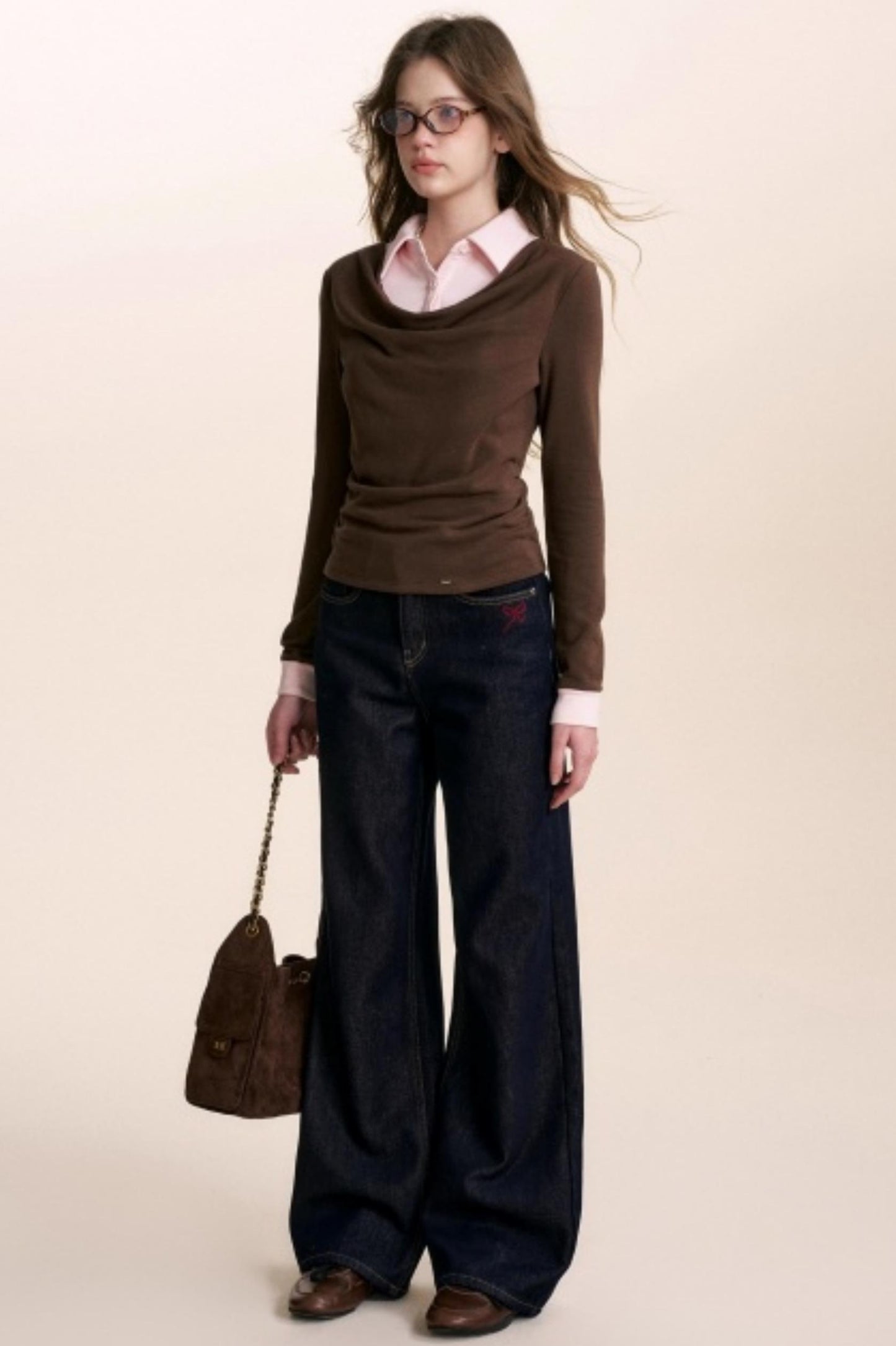 Color-Blocking Knit Top