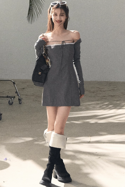 Heavyweight Waist-Cinching Dress