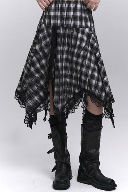 Summer Plaid Bustier Skirt Set-Up