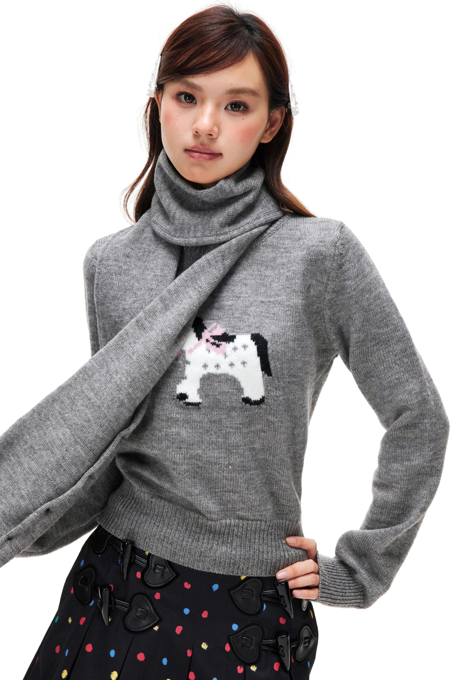 Little Horse Jacquard Sweater