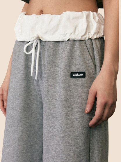 American Wide-Leg Mop Sweatpants