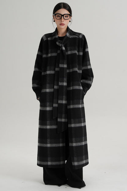Temperament Woolen Long Coat
