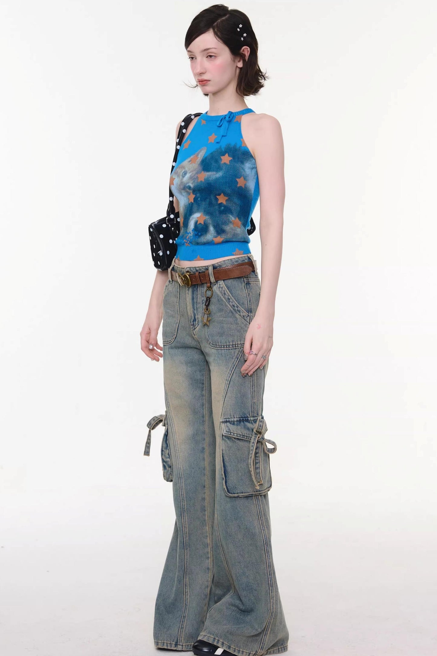 Butterfly Edge Flared Jeans