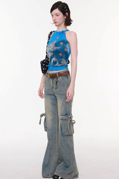 Butterfly Edge Flared Jeans