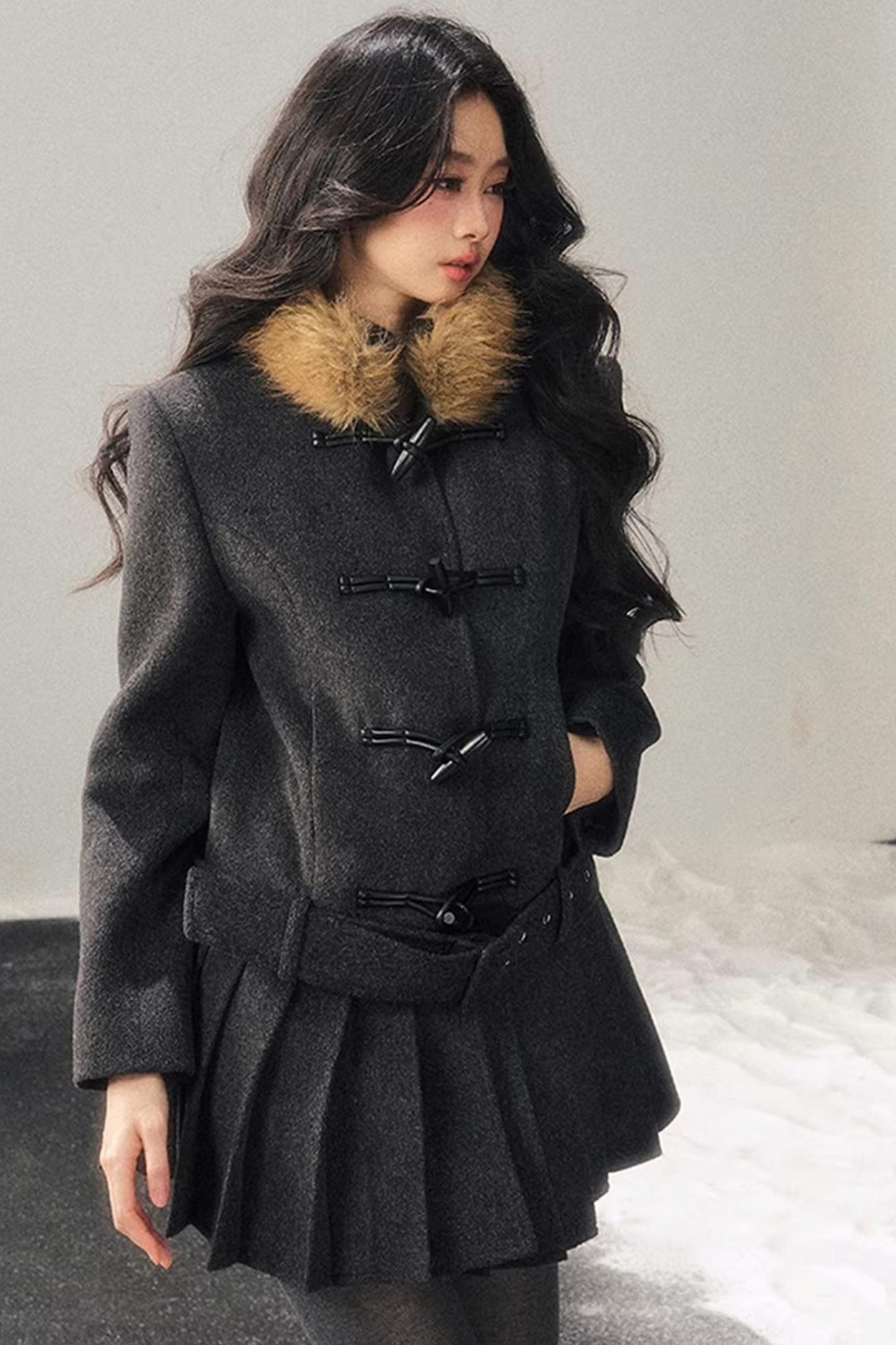 Whispers of Winter Woolen Coat