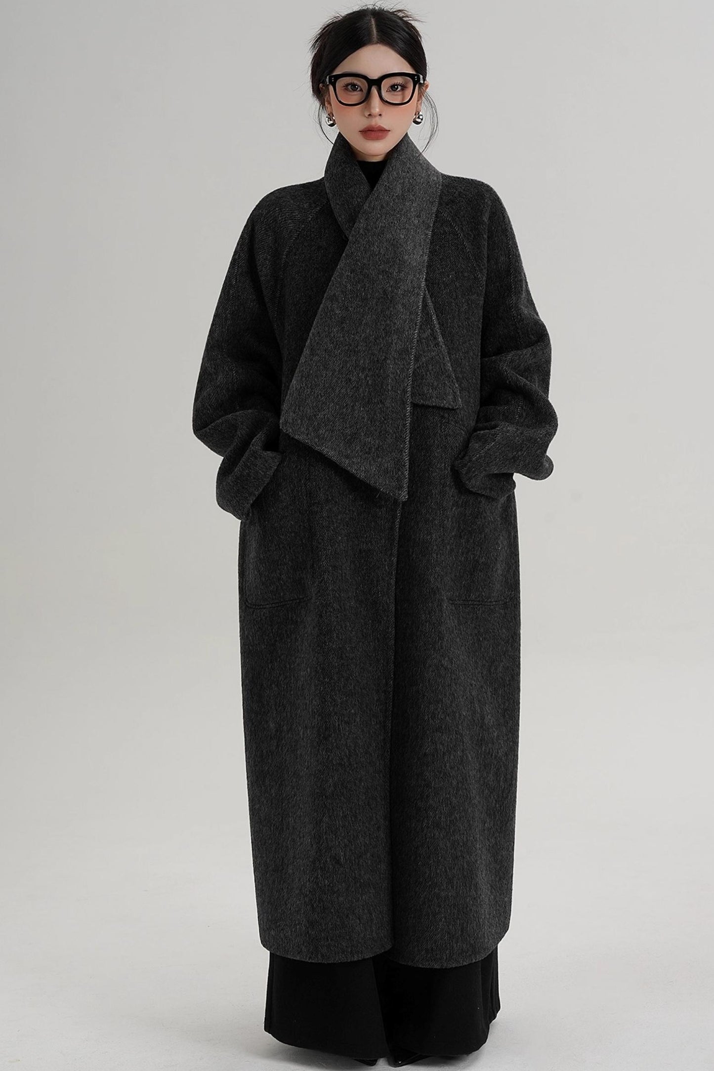 Reversible Woolen Wool Coat