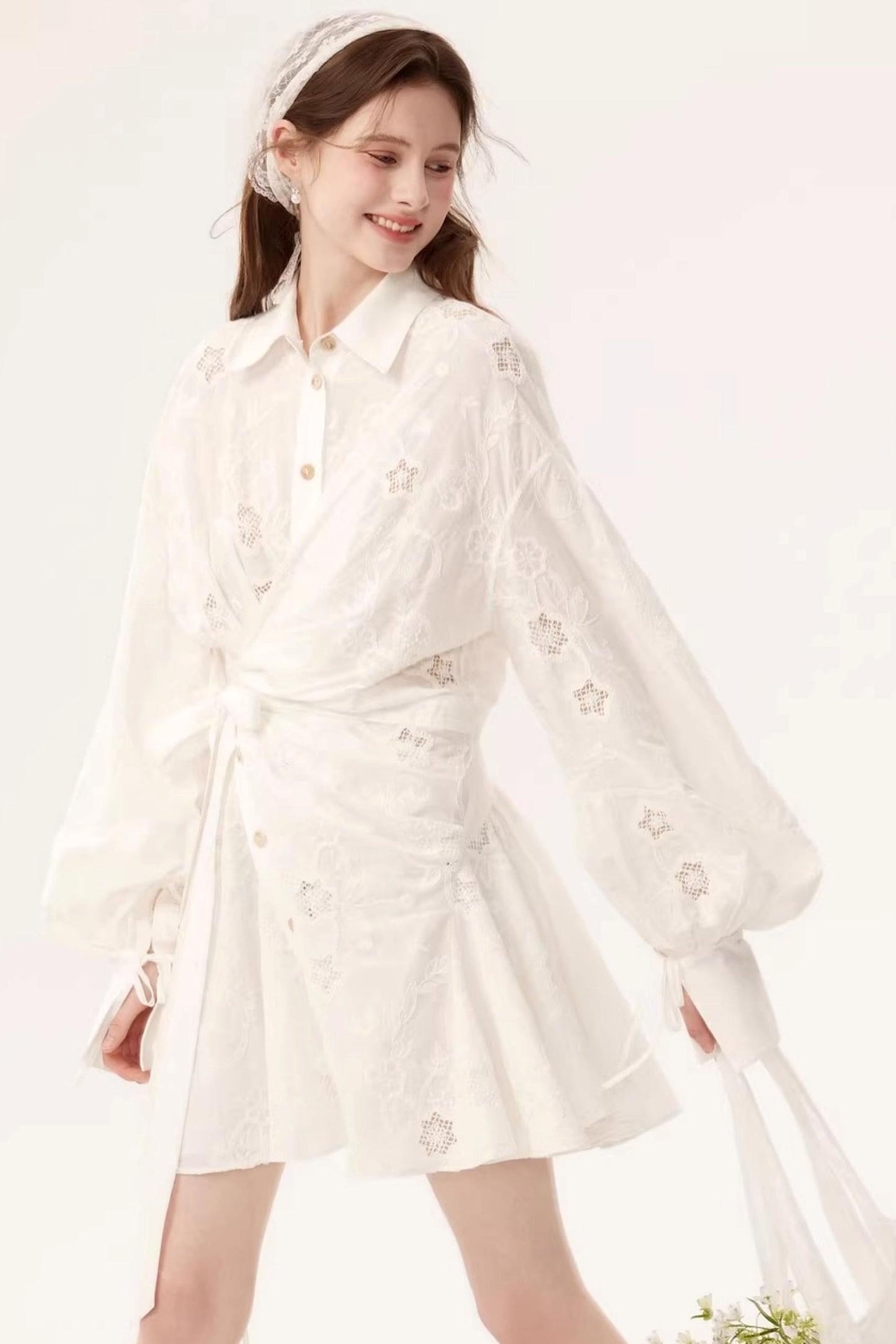 Three-Dimensional Embroidery Dress