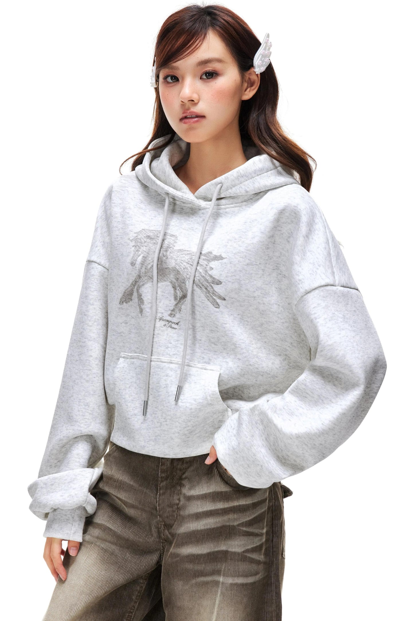 Lucky Little Pegasus Hooded Sweatshirt