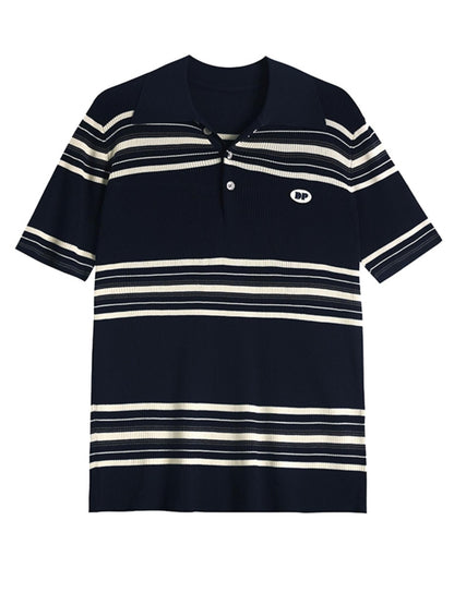 Slim Striped Polo T-Shirt