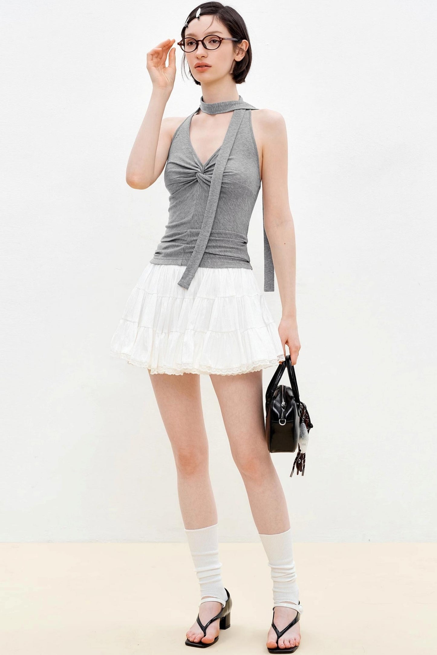 Apricot V-Neck Camisole