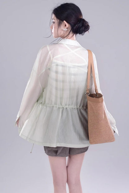 Breezy Glossy Tunic Shirt