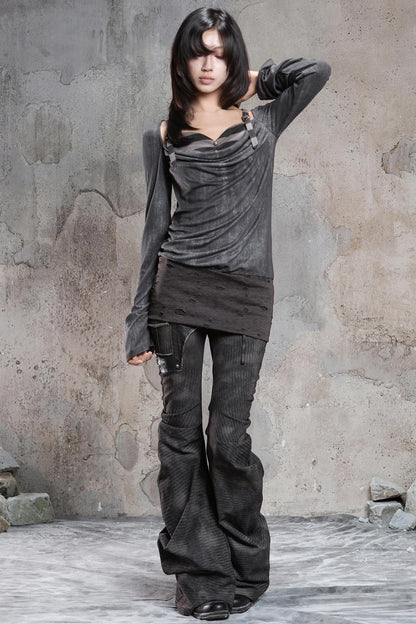 Retro Two-Piece Top Shirt Info