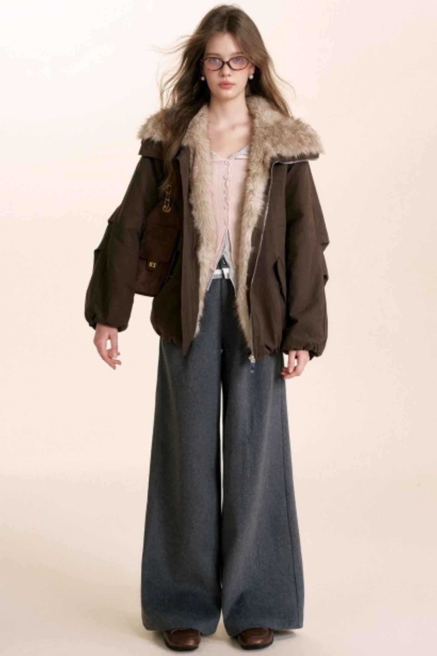 Romantic Lace Woolen Pants