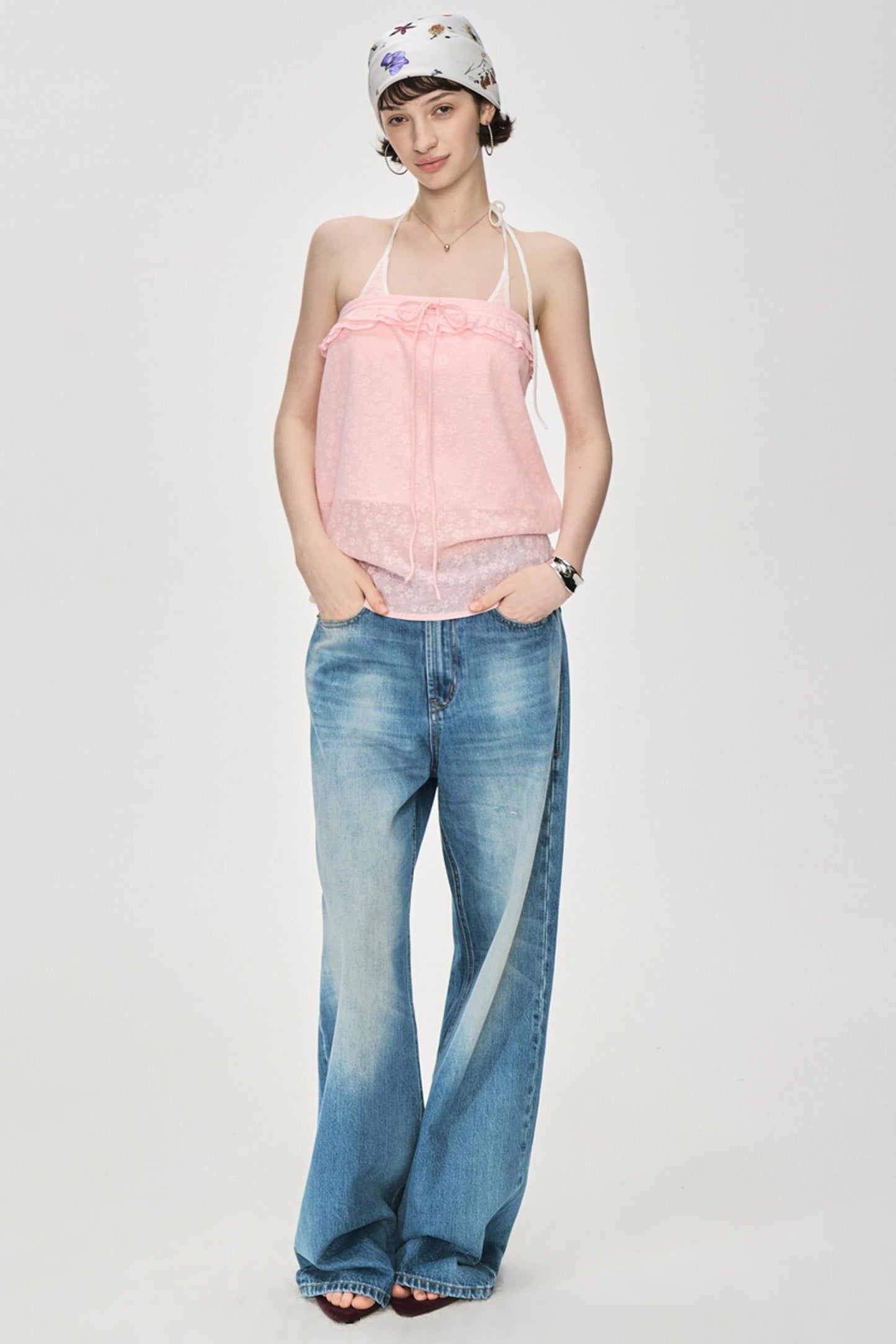Lace-Up Camisole