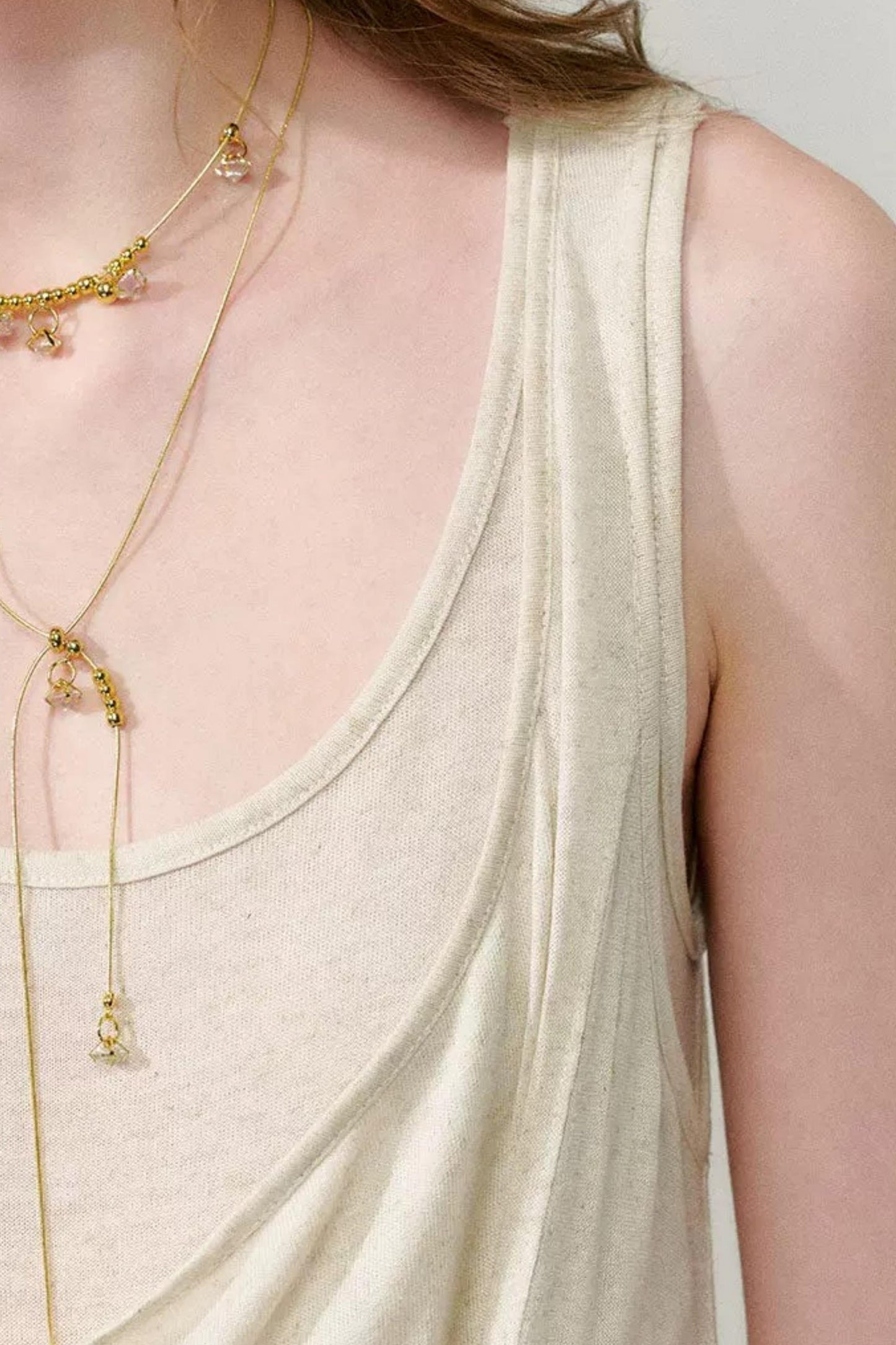 Belted Layered Maxi Dress