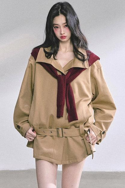 French Style Windbreaker Jacket