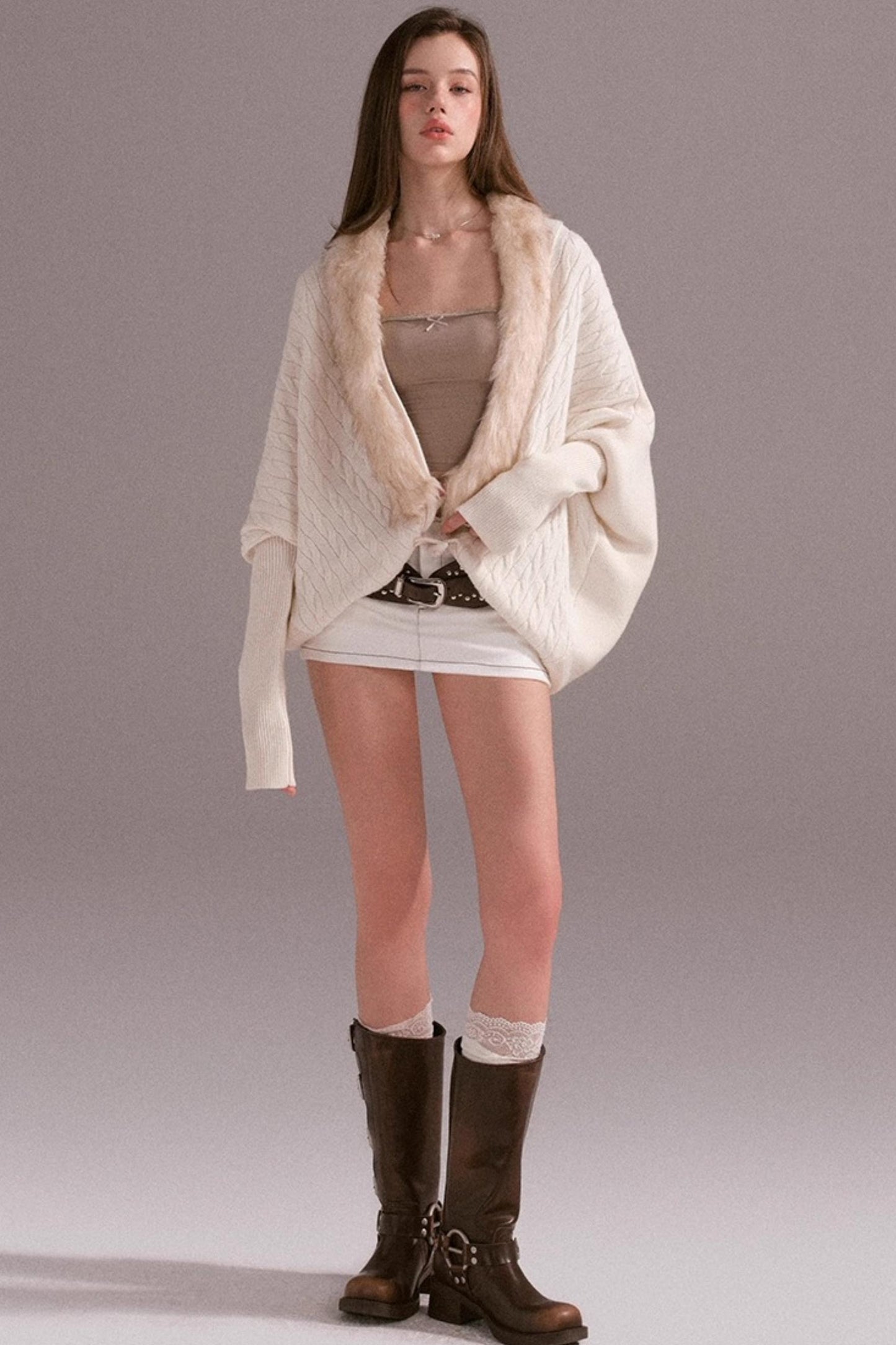 Hot Girl Knit Top Jacket