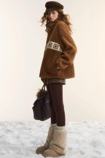 Crochet Floral Patchwork Jacket