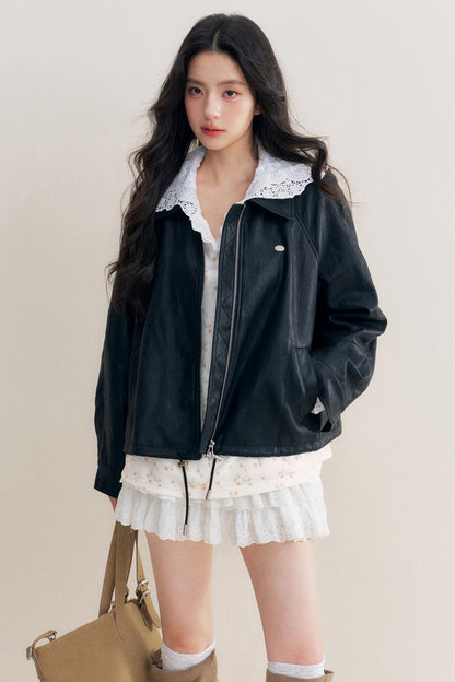 Soft Black Leather Jacket