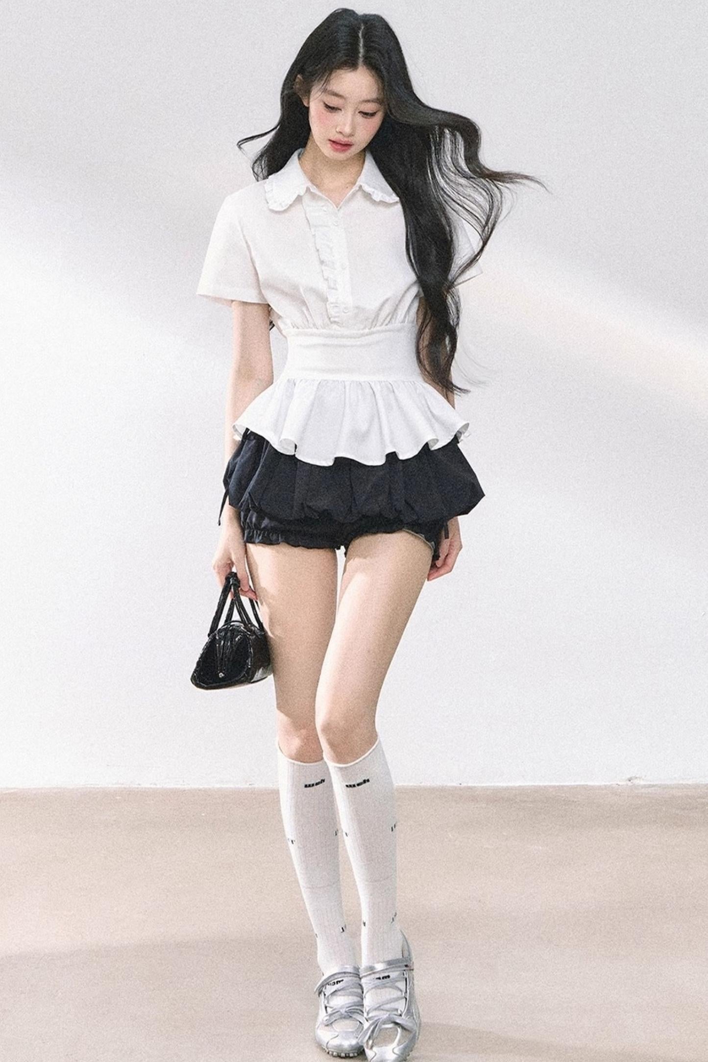 White Lotus Leaf Shirt