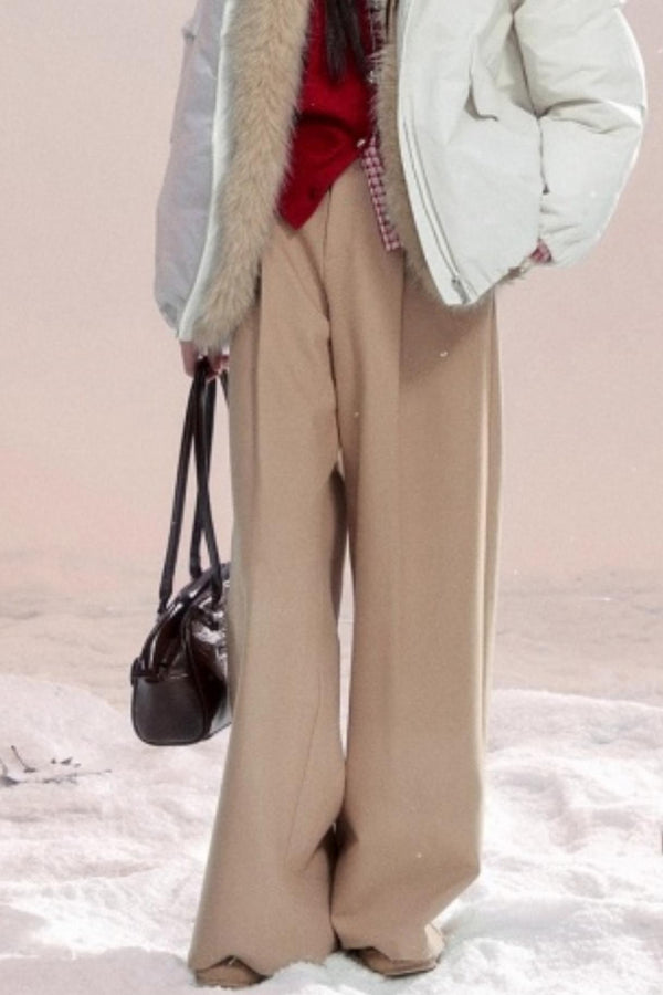 Korean Design Wide-Leg Pants