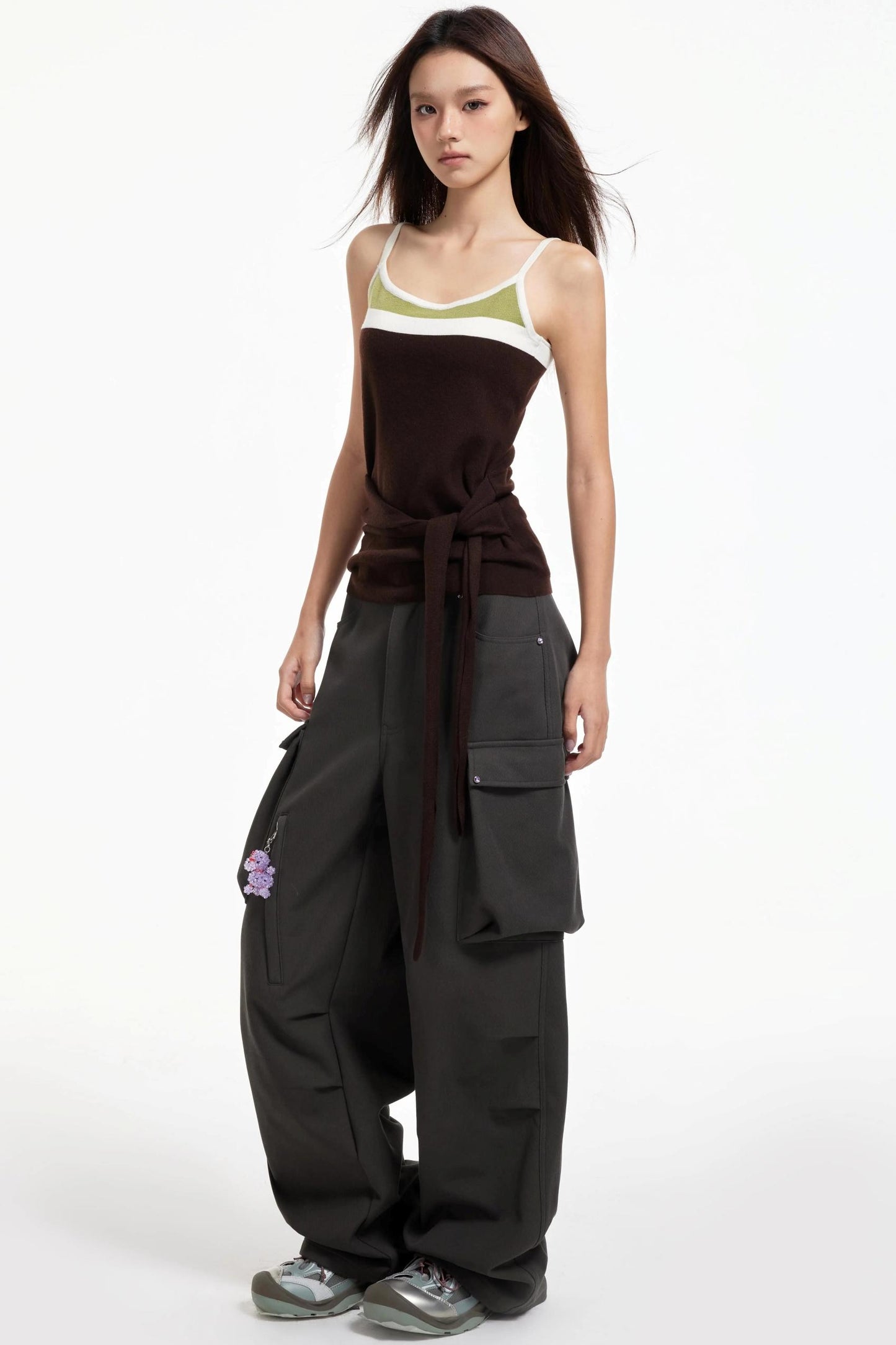 Cargo Wide-Leg Pants