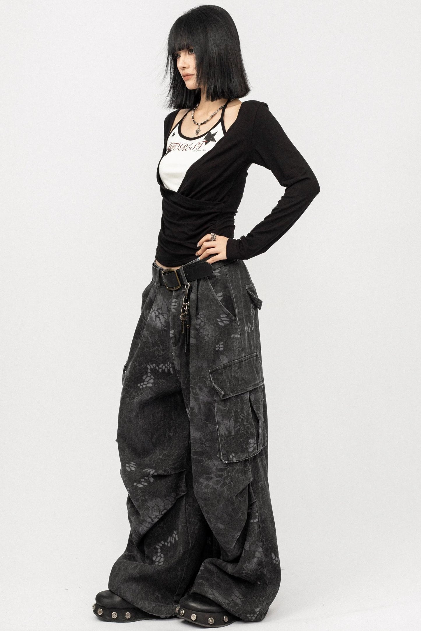 Vintage Spice Swing Halterneck T-Shirt