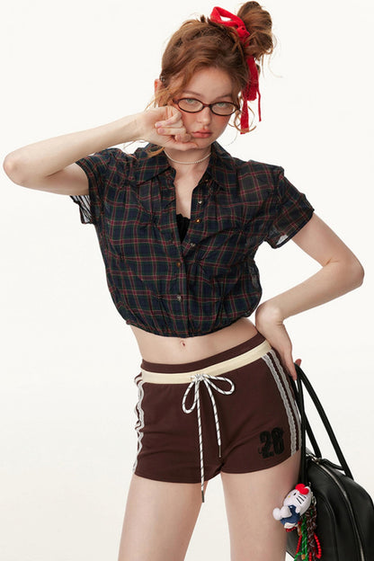 Short Sleeve Floral Fusion Top