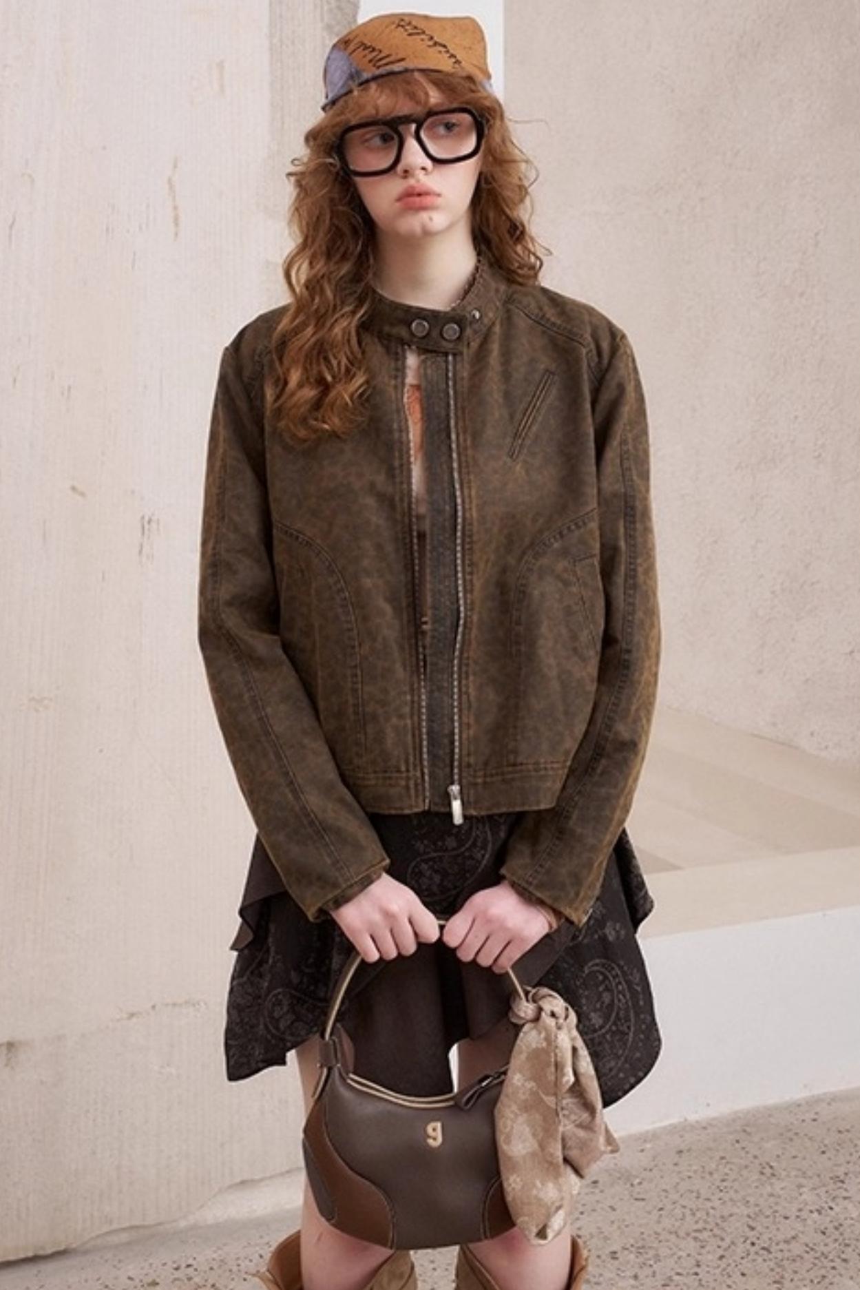 Leopard Flight Jacket