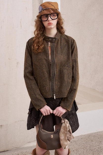 Leopard Flight Jacket