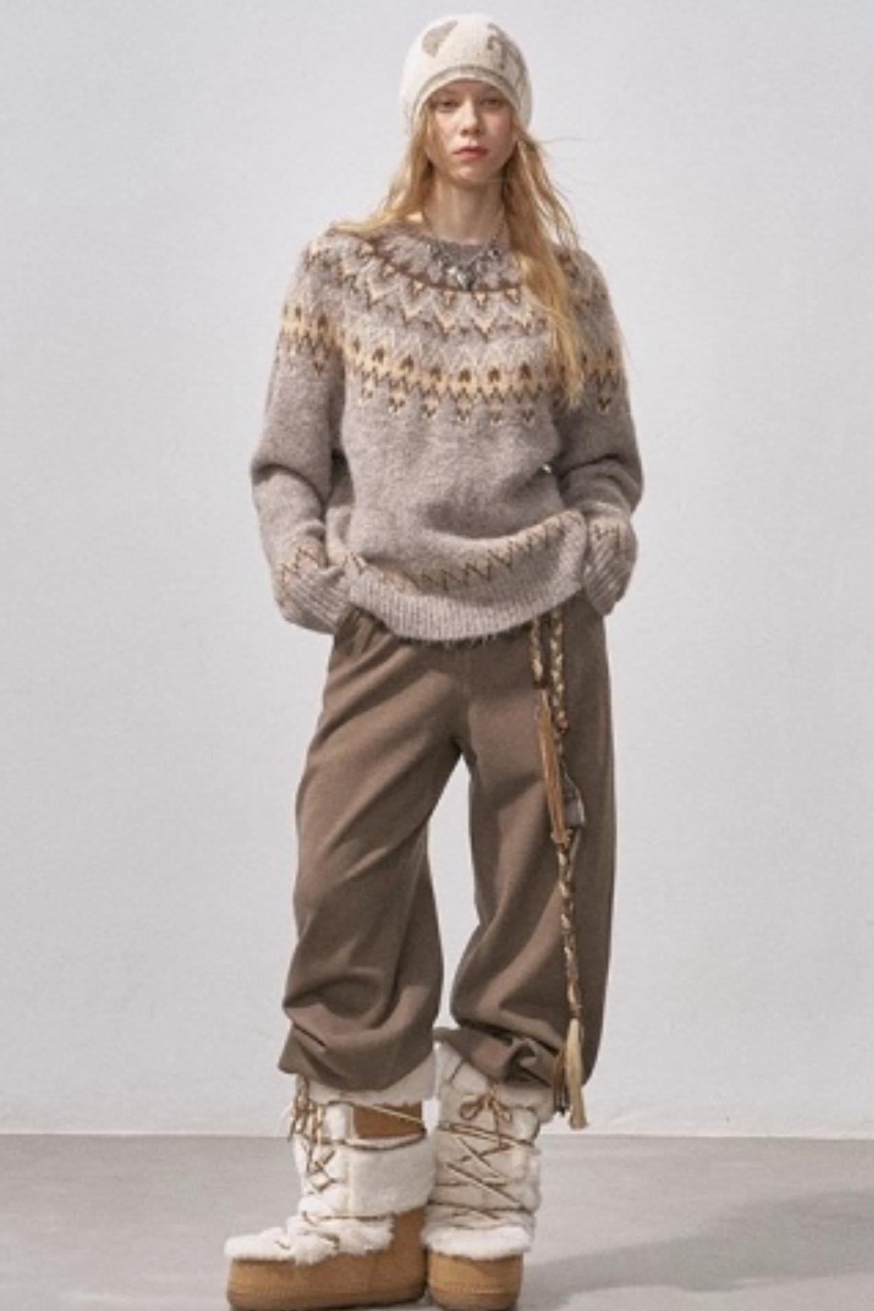 Festive Fair Isle Sweater