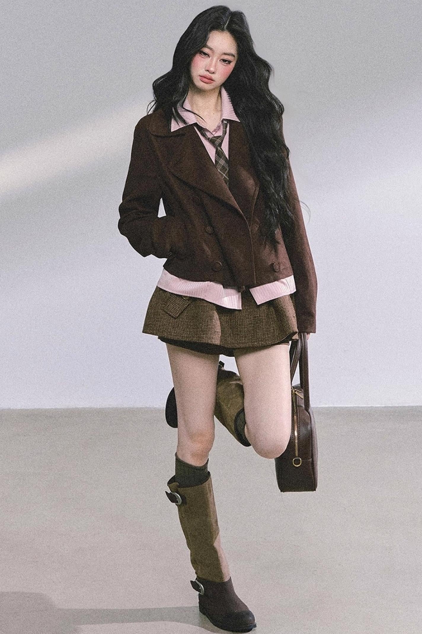 Autumn Collegiate Trench Coat