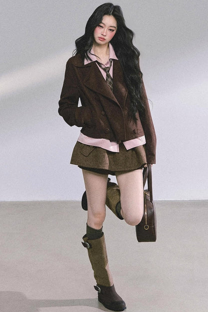 Autumn Collegiate Trench Coat