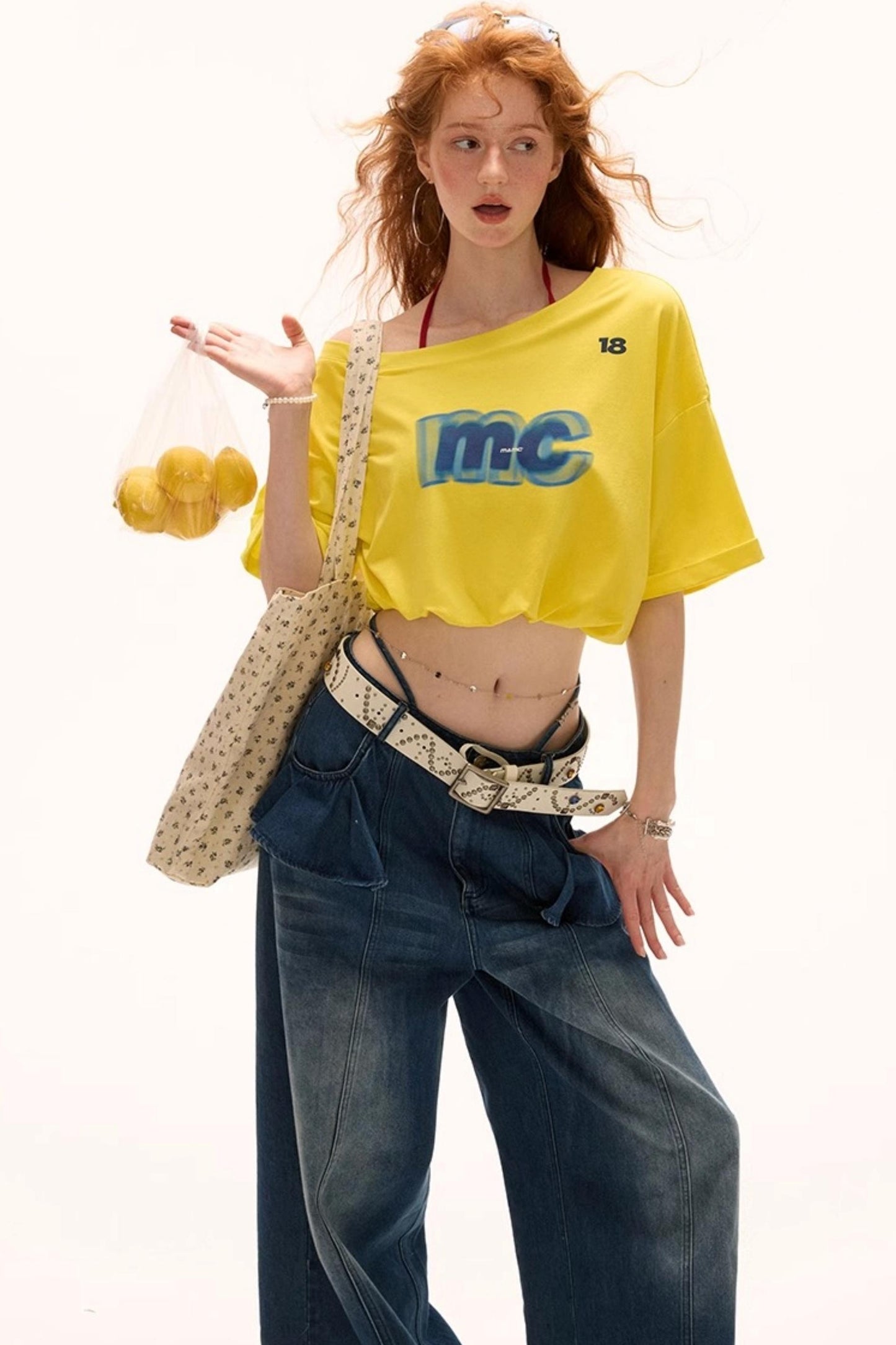 Casual Shoulder Cutout Tee