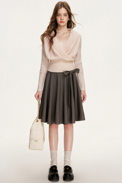 Tencel Wool A-Line Skirt Set