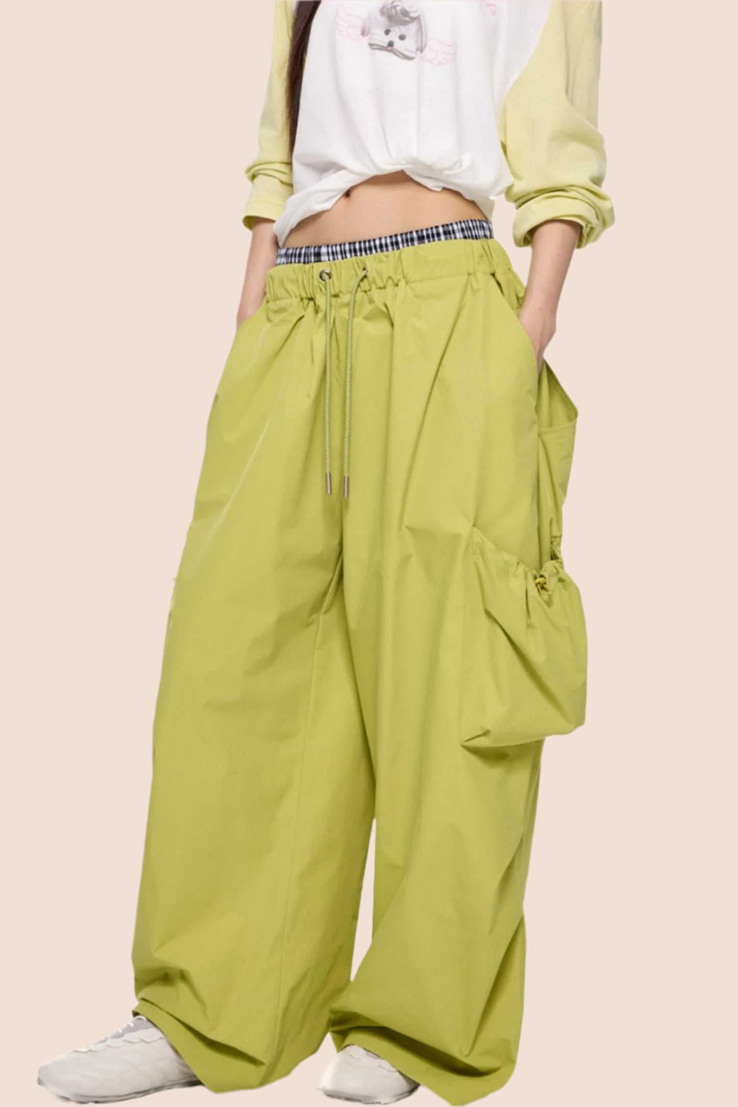 Retro Wide-Leg Pants