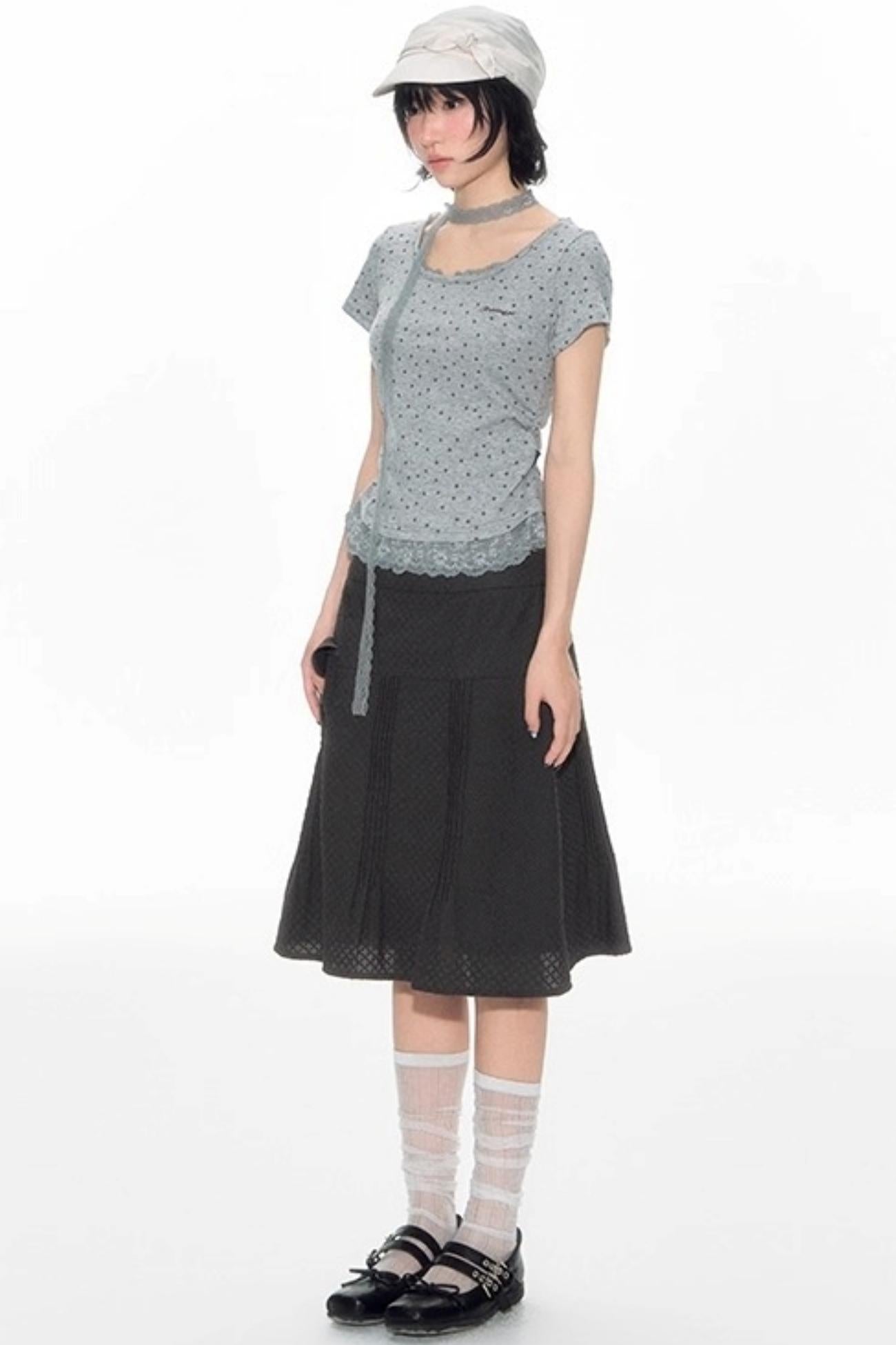 Star Lace Sweet Shirt