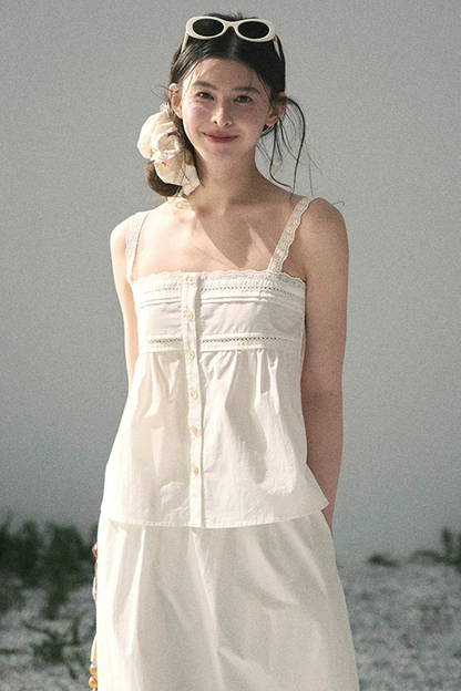 Cloud Lace Two-Piece Set-Up